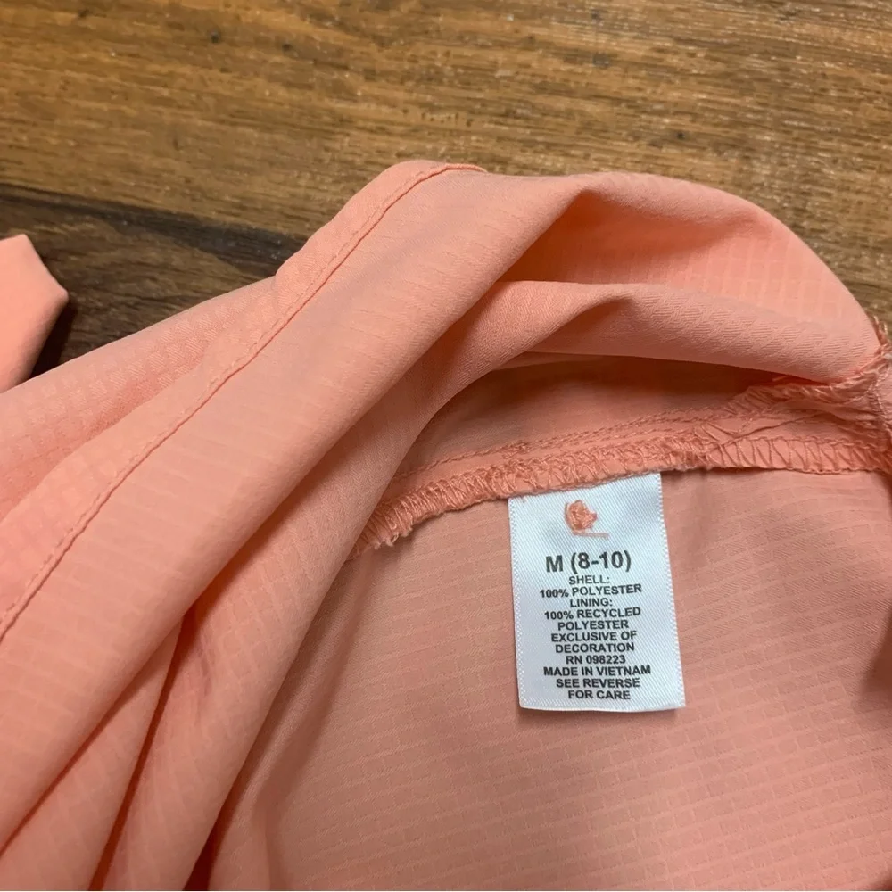 Magellan Outdoors Girls Summer Fishing Dress Sz M (8-10) Coral Color - Picture 7 of 8